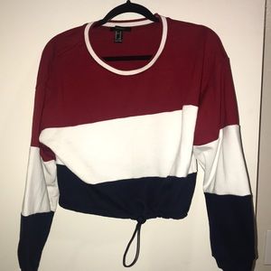 Cropped sweatshirt